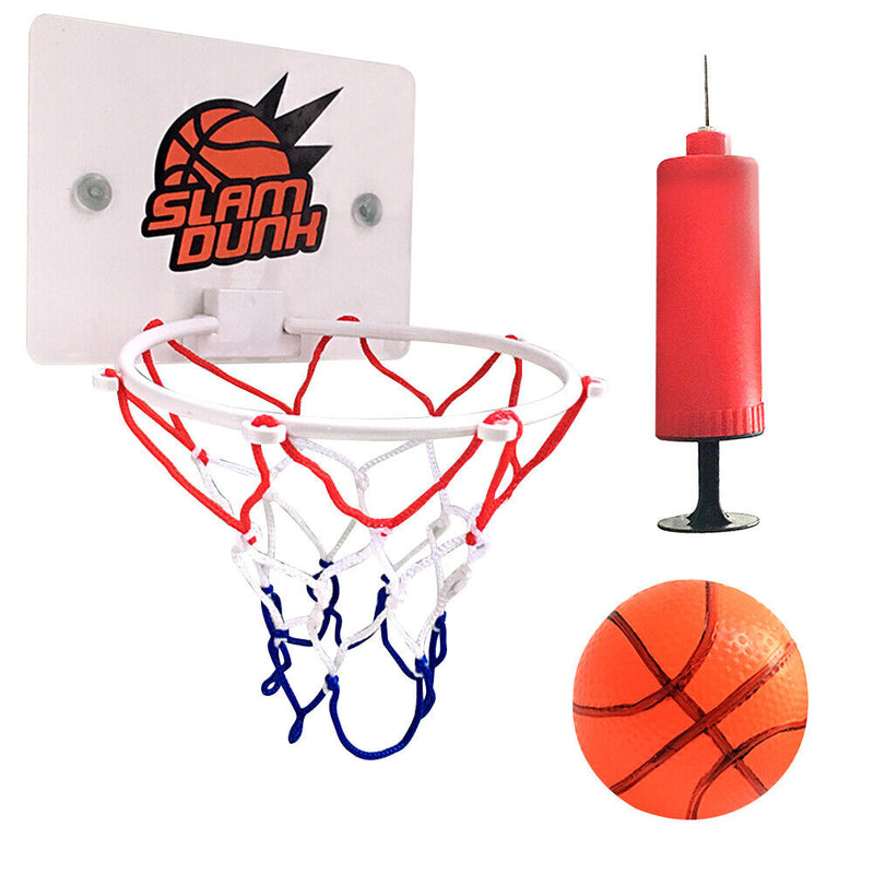 Mini Basketball Backboard Hoop Netball Board Box Set Kids Indoor Ball Game