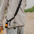 Polyester Webbing Shoulder Straps Multiple Metal Hanging Loop for Carrying To