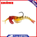 Sea Fishing Soft Lure Baits Bionic Lead Head Shrimp Shape Crankbait Muti-Section