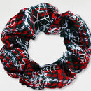 Christmas Plaid Hair Clothes Elastic Scrunchies Women Ponytail Holder Hair Ties