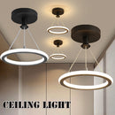 Fashion Hotel Lighting LED Room Decor Bar Lamp Black Modern Pendant Light