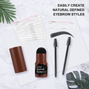 Eyebrow Stamp Stick Set Brow Stencil Hairline Contour (Thick Tube Black)