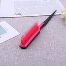 Pointed Tail Comb Prevent Hair Loss Hair Brush Salon Styling Comb (Rose Red