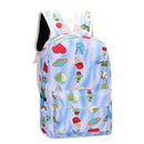 3pcs/Set Cute Women Men Food Print Canvas Backpack Shoulder Bags Clutch (K)