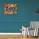 Frameless Oil Painting By Numbers Character Kit Hand Painted Canvas Wall Picture