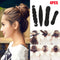 DIY Bun Updo Ponytail Maker Sponge Hair Braid Tool Set Donut Foam Twist