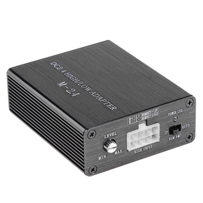 Car Audio RCA Speaker High to Low Level Line Output Converter w/ Wire