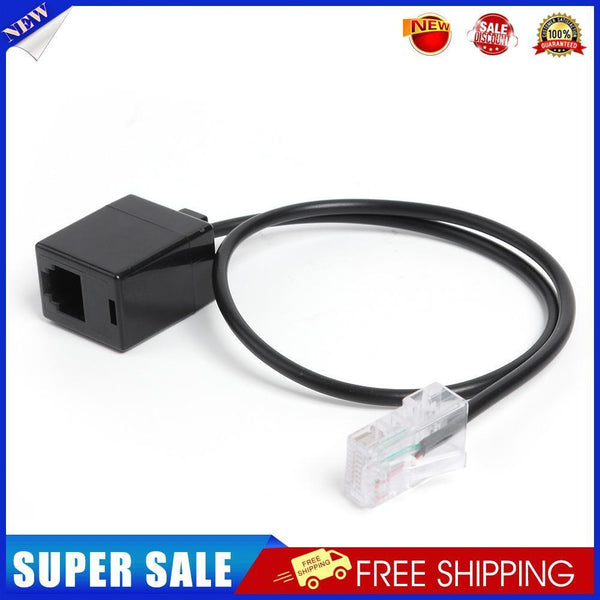 RJ45 8P8C Male to RJ11 6P4C Female Adapter Headset Audio Converter Cable