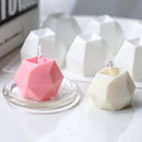 Rhombus Ball Candle Mold Geometric Shape Dessert Mousse Silicone Mould (A) Newly