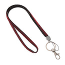 Retractable Card Holder Crystal Lanyard Hanging Rope Necklace Neck Strap