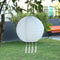 LED Round Solar Decorative Lantern Hanging Garden Yard Lighting (Champagne)
