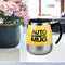 Stainless Steel Self Stirring Mug Auto Electric Coffee Mixing Cup (Yellow)