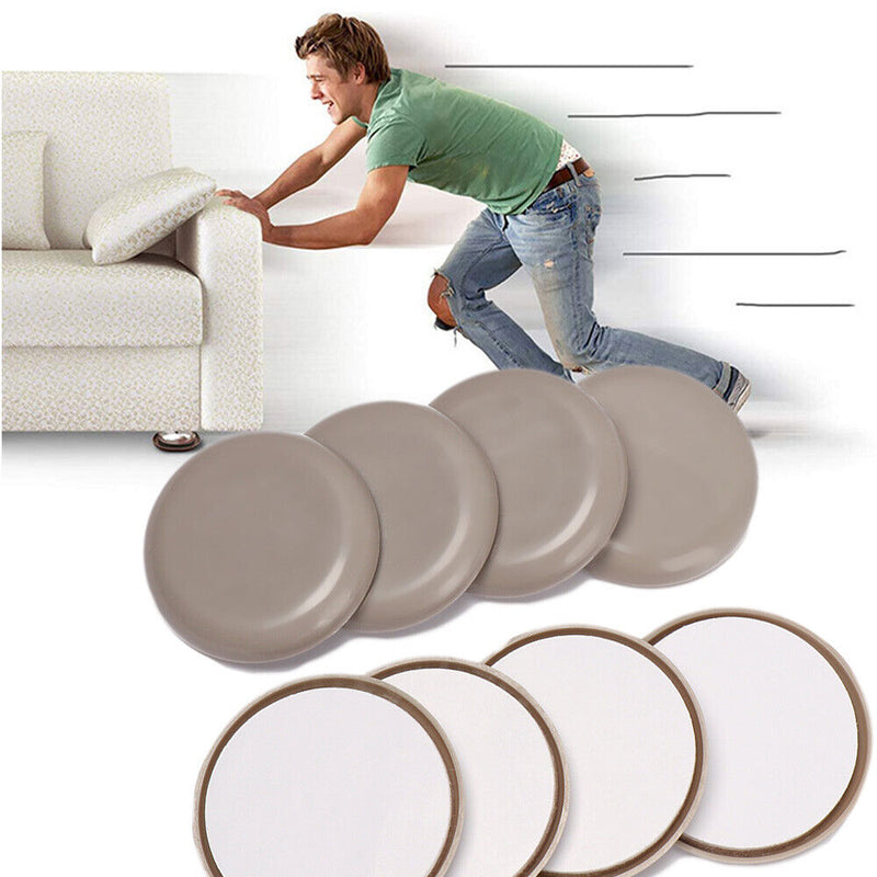 Easy Move Slip Mat Floor Protector Anti Noisy Furniture Leg Slider Pads