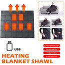 Electric Heating Blanket Multifunction Wearable USB Heated Vest Shawl Knee Pad~