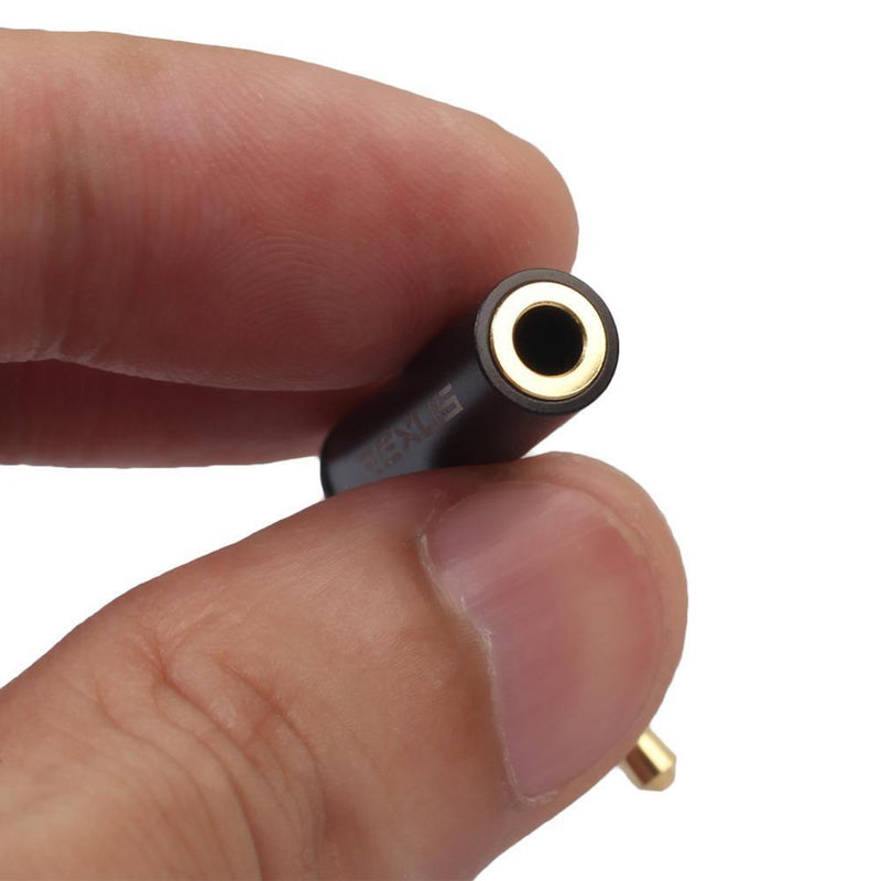 kingromargo 90 degree right angle 3.5mm male to female adapter connector (1pcs