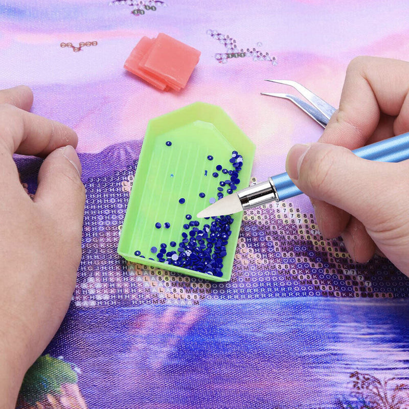 2pcs Point Drill Pen Replacement Clay for DIY Square Round Diamond Painting