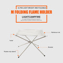 Outdoor Camp Stainless Steel Wood Stove Fire Rack Foldable Disassembling Fire Pit