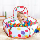 Baby Children Kids Outdoor Indoor Playing House Tent Pool+25pcs Ocean Balls