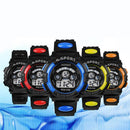 5pcs Multifunction Waterproof Sports Electronic Children Watches (Black)