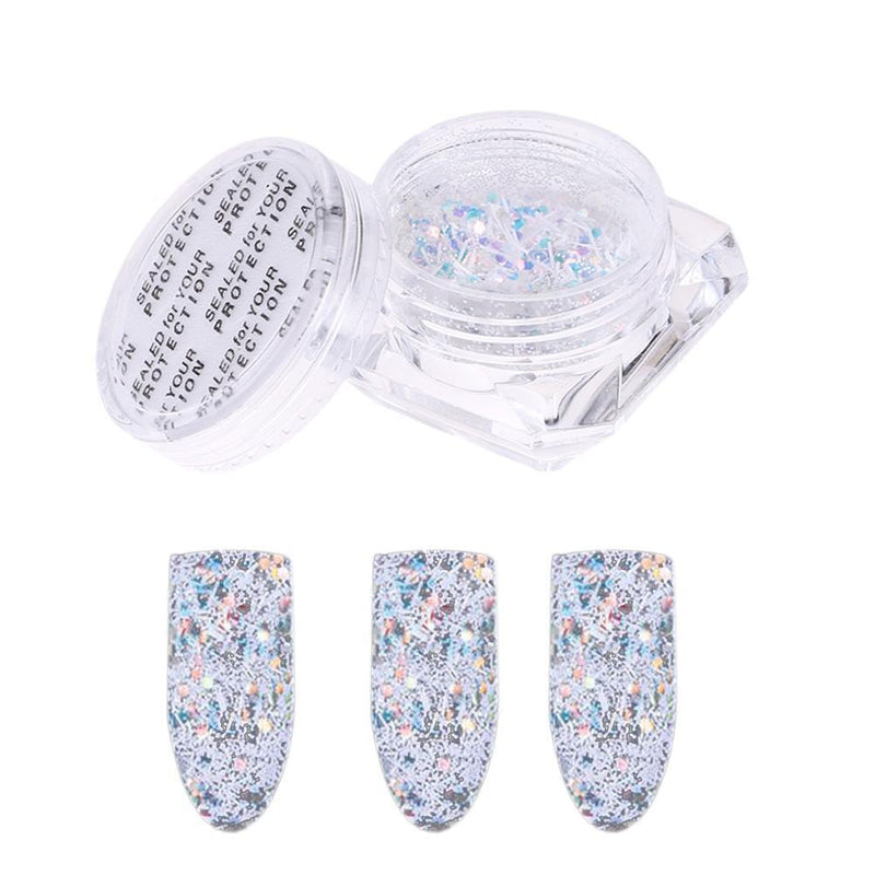 Water Drill Nail Sequins Fine Line Eyeshadow Glitter Powder Manicure Tools