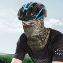 Camouflage Balaclava Scarf Ski Cycling Full Face Cover Neck Head Warmer (A)
