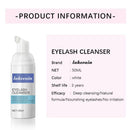 Eyelash Extension Foaming Shampoo Foam Cleanser Lash Lash ml Brush 50 H8L7