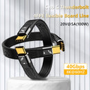 #A 8K 60Hz 40Gbps PD 100W Type-C to Type-C for Thunderbolt 4 Fast Charging Cable