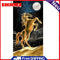 Golden Horse Full Round Diamond Painting DIY Mosaic Pictures Kit Home Decor Gift