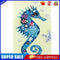 5D Diamond Painting Kit DIY Hippocampus Partial Special Shape Drill (KA351)