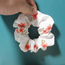 Accessories Floral Fresh Printed Hair Band Elastic Headband Hair Ring Hair Rope