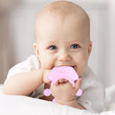 Cute Baby Teether Kids Silicone Teething Chewable Pacifier (Pink Octopus) Newly