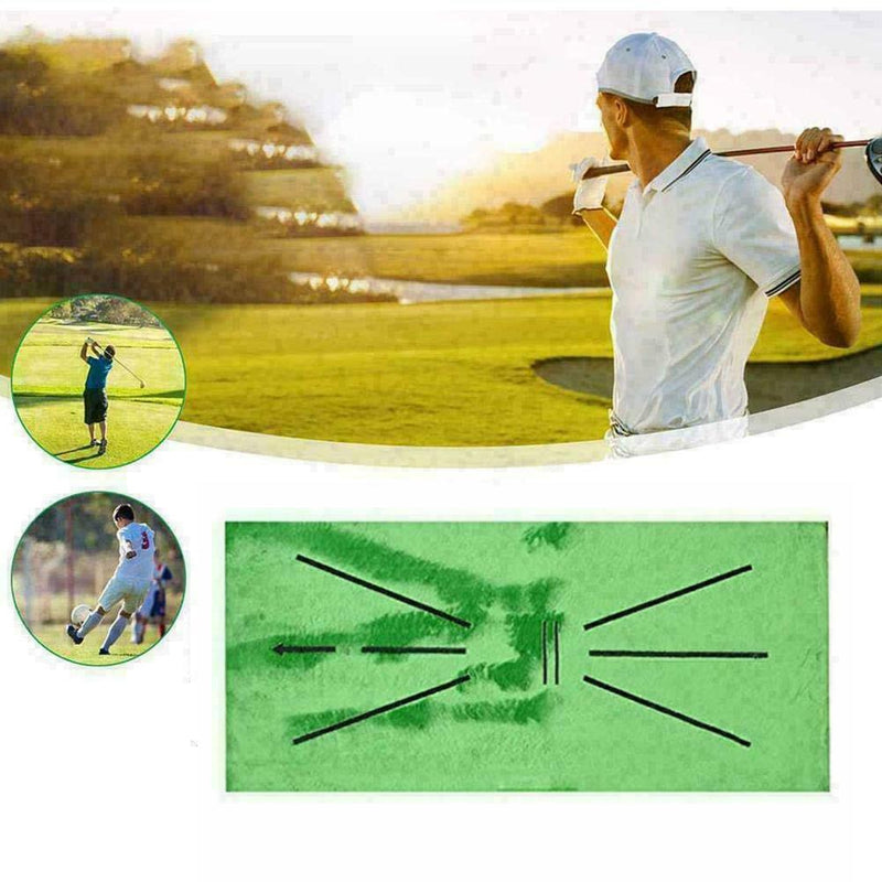 Golf Training Mat For Swing Detection Batting Practice Aid Game lot V3S0