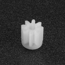 Robot Motor 082A For DIY Car 8-tooth Gear Plastic Gears 2mm Bore Motor Gears