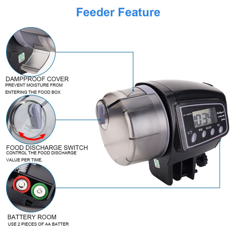 Automatic Feeding Machine LCD Indicate Intelligent Adjustable Feeder Dispen