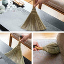 Short Handle Soft Bristle Broom Wood Floor Clean Sweeping Dustpan Brush Q7C3