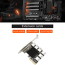 PCI-E 4X 1 to 6 USB 3.0 Port Riser for BTC Mining Miner PCI Express Adapter