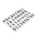 Letter Clear Transparent Silicone Seal DIY Stamp Sheet Photo Album Decor(B)