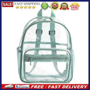 PVC Clear Shoulder Backpacks Top-Handle College Student Waterproof Rucksack