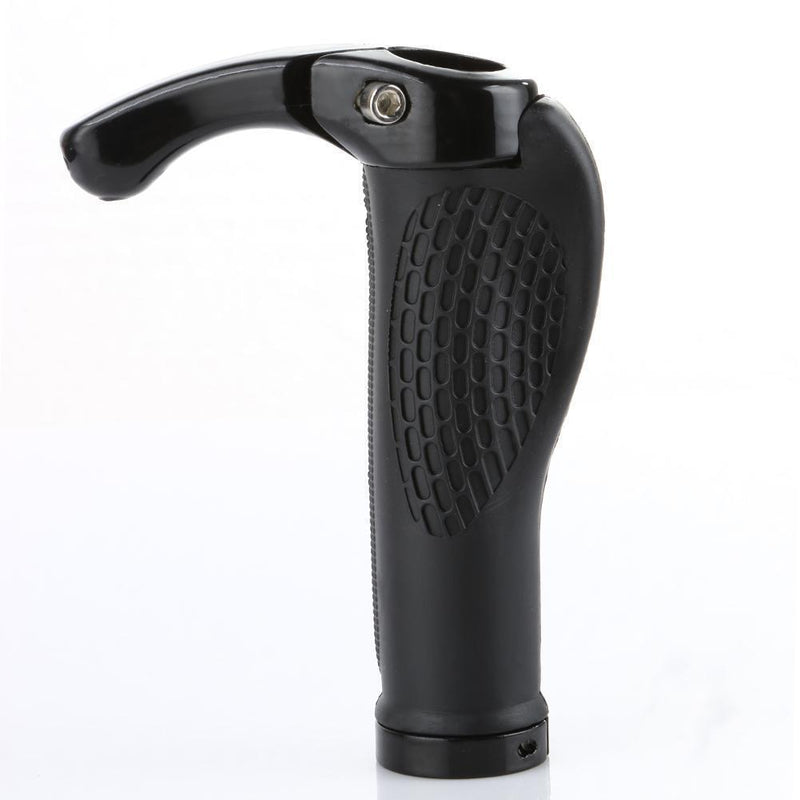Ergonomic MTB Mountain Bike Handlebar Rubber Grips Cycling Lock-On Ends