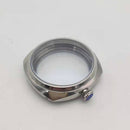 45mm Stainless Steel Hand-Winding Polished Watch Case For ETA 6497/6498 Movement