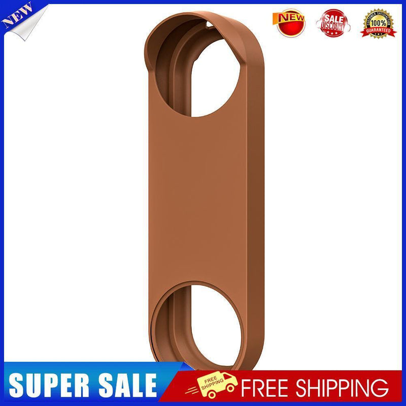 Doorbell Silicone Cover Case Doorbell Accessories for Google Nest (Brown)