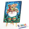 Christmas Snowman Oil Paint By Numbers DIY Coloring Picture Kits for Adults Kids