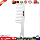 Antistatic Straight Handle Large Wide Tooth Comb Hair Brush Tool (White) Newly
