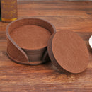 10pcs Felt Table Drink Mats Coaster Placemat Heat Protection Coffee Mug Cup Pads