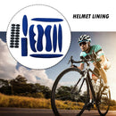 27pcs Cycling Helmet Inner Pads Kit Sealed Sponge for Motorcycle (Blue) Newly