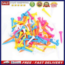 100Pcs Mixed Color Plastic 42mm(1 2/3 inch) Polypropylene Golf Tees