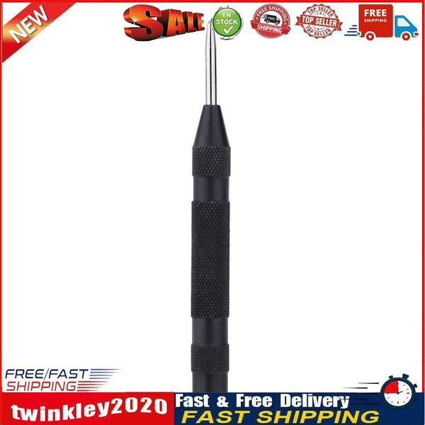 5Inch Automatic Center Pin Punch Spring Loaded Marking Starting Black Newly