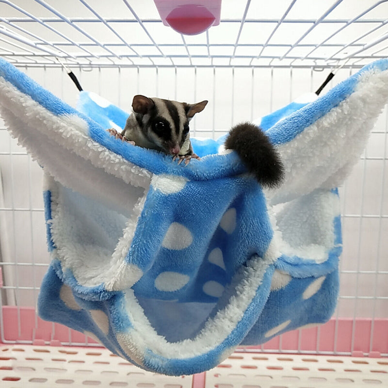 Small Animal Hammocks Warm Plush Bed Guinea Pig Cage Accessories Hamsters