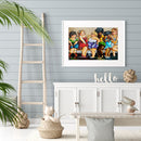 Wall Home Decor DIY Diamond Painting Cartoon Ladies Embroidery Craft Needlework