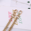 Metal Bag Chain Strap Handle Replacement for DIY Purse Shoulder Handbag 120